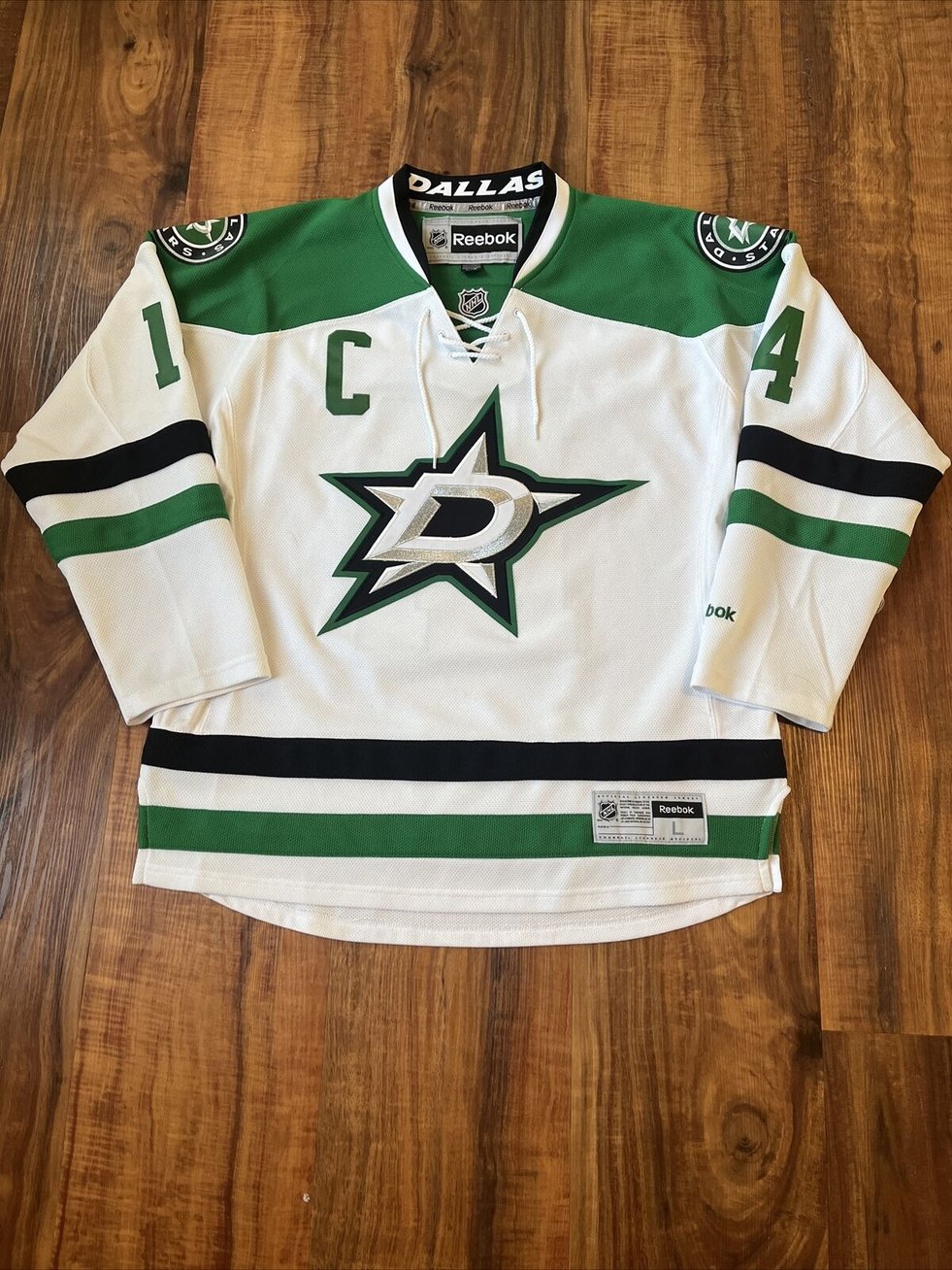 Jamie Benn- Dallas Stars- Reebok Away Jersey- Mens Large
